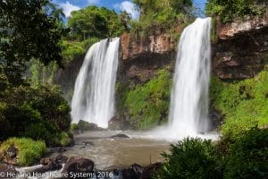 Dos Hermanos falls Iguazu Brazil