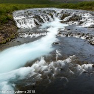 Icelandic waterhole, waterfalls