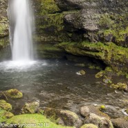 Iceland waterfall pool