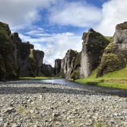 Iceland Fjaðrárgljúfur Canyon river