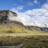 clouds in mountains Iceland