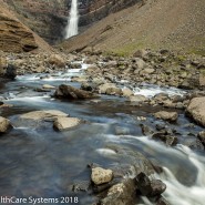 Rocky stream Iceland
