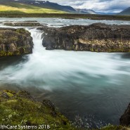 Iceland river flow